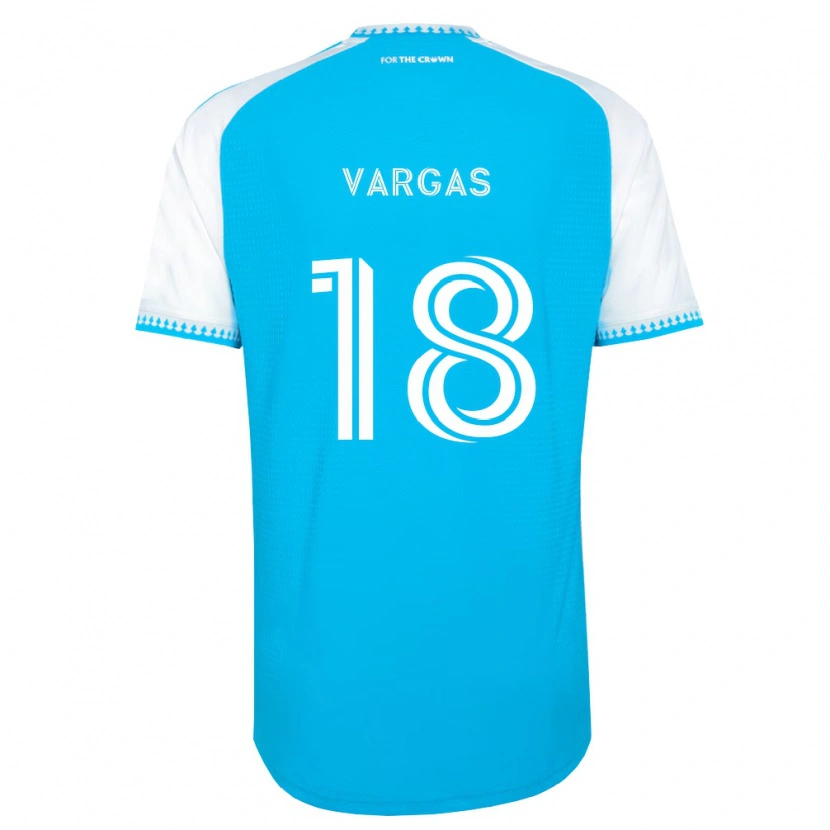 Danxen Herren Kerwin Vargas #18 Himmelblau Weiß Schwarz Heimtrikot Trikot 2026/27 T-Shirt Schweiz