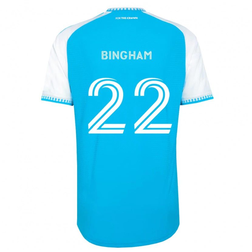 Danxen Herren David Bingham #22 Himmelblau Weiß Schwarz Heimtrikot Trikot 2026/27 T-Shirt Schweiz