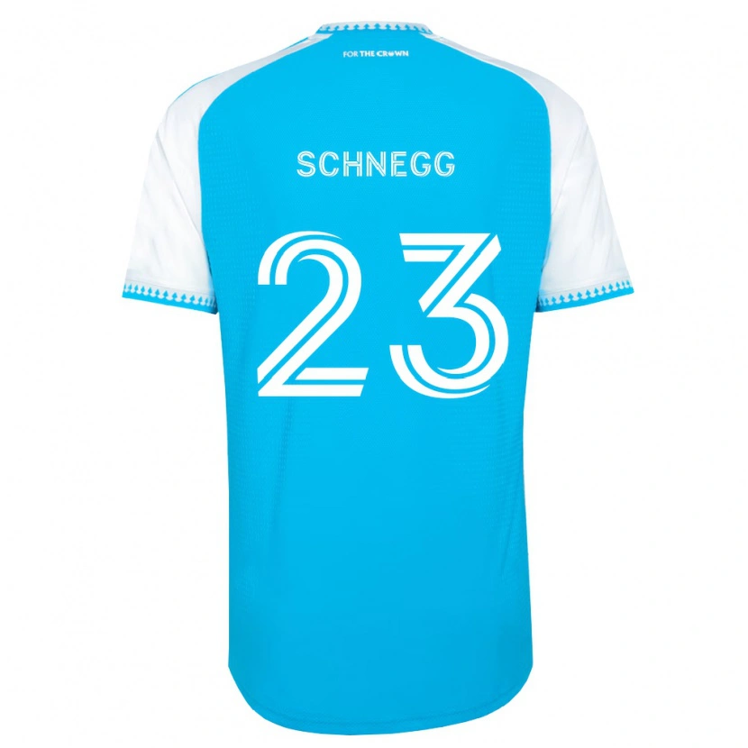 Danxen Herren David Schnegg #23 Himmelblau Weiß Schwarz Heimtrikot Trikot 2026/27 T-Shirt Schweiz