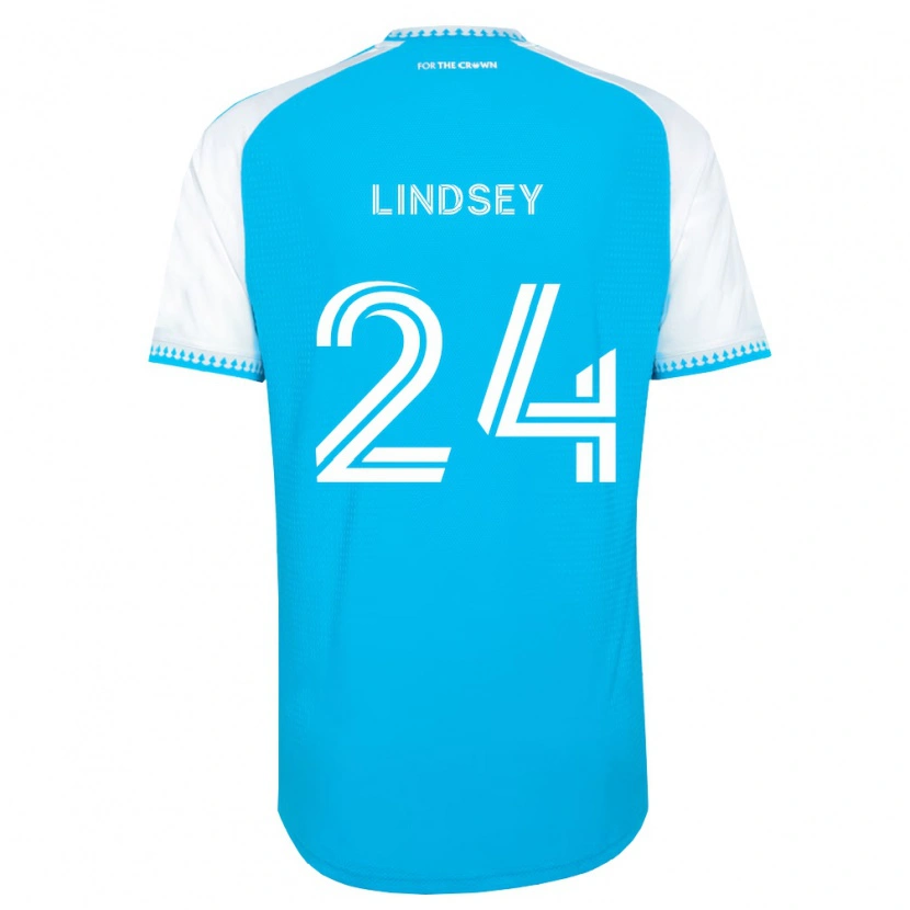 Danxen Herren Jaylin Lindsey #24 Himmelblau Weiß Schwarz Heimtrikot Trikot 2026/27 T-Shirt Schweiz