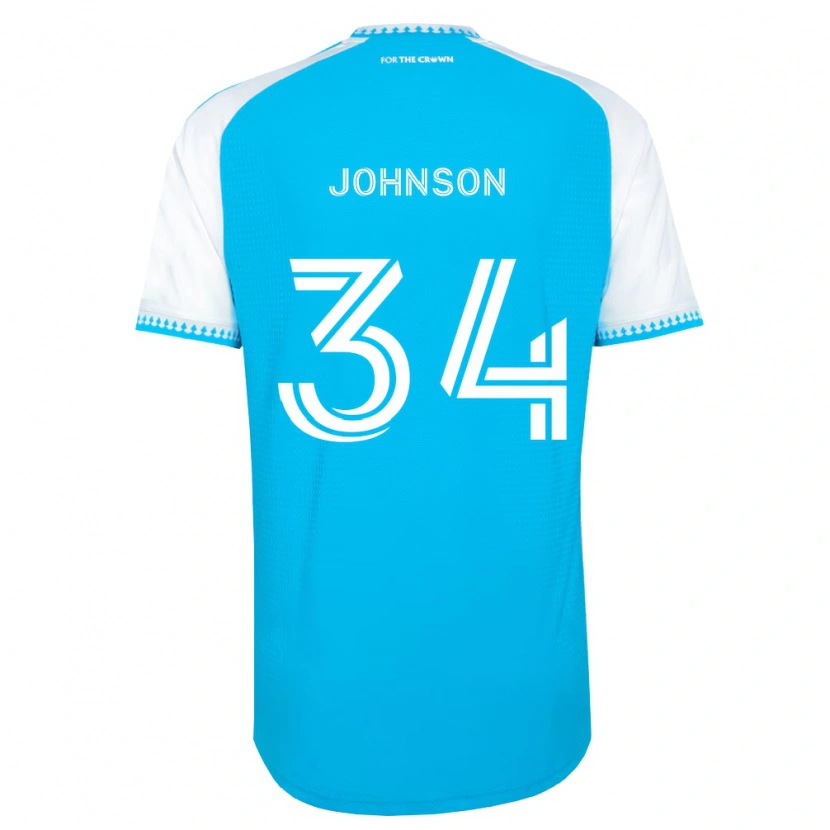 Danxen Herren Andrew Johnson #34 Himmelblau Weiß Schwarz Heimtrikot Trikot 2026/27 T-Shirt Schweiz