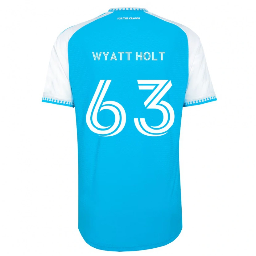 Danxen Herren Wyatt Holt #63 Himmelblau Weiß Schwarz Heimtrikot Trikot 2026/27 T-Shirt Schweiz