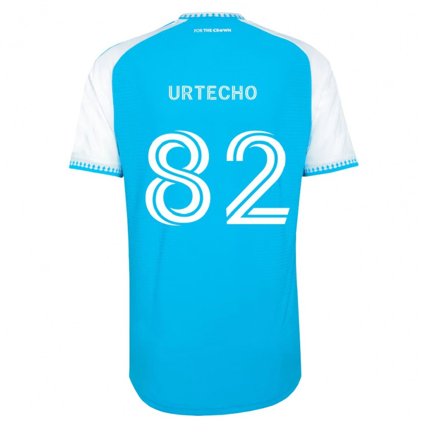 Danxen Herren Brendan Urtecho #82 Himmelblau Weiß Schwarz Heimtrikot Trikot 2026/27 T-Shirt Schweiz