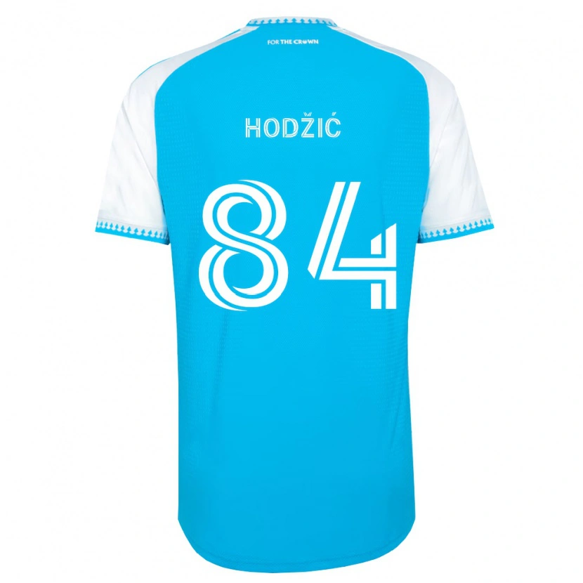 Danxen Herren Amil Hodžić #84 Himmelblau Weiß Schwarz Heimtrikot Trikot 2026/27 T-Shirt Schweiz