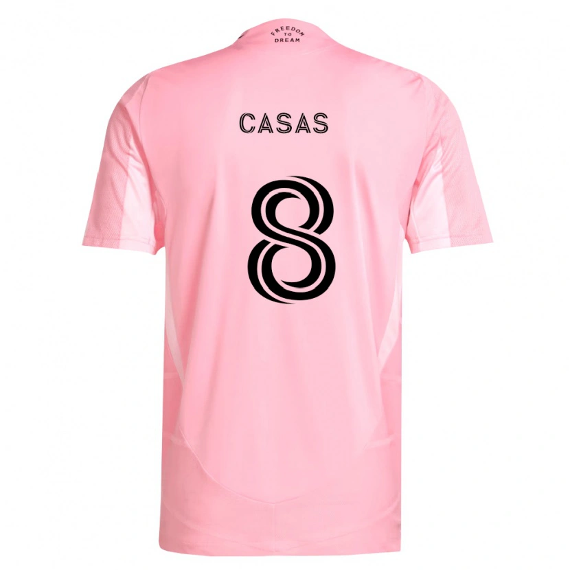Danxen Herren Pep Casas #8 Pink Schwarz Heimtrikot Trikot 2026/27 T-Shirt Schweiz