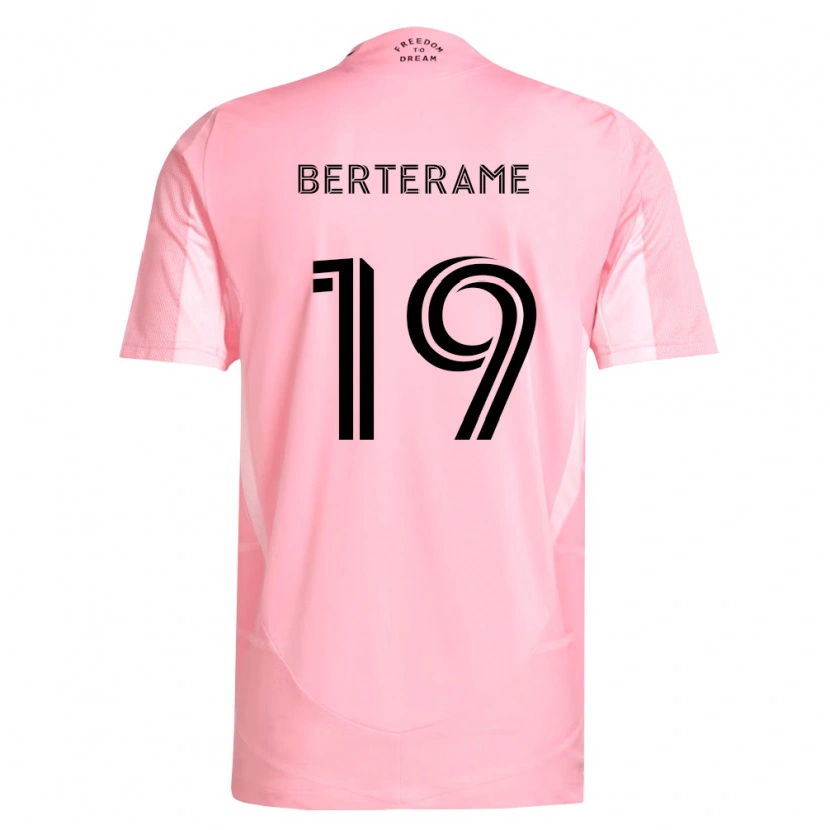 Danxen Herren Germán Berterame #19 Pink Schwarz Heimtrikot Trikot 2026/27 T-Shirt Schweiz