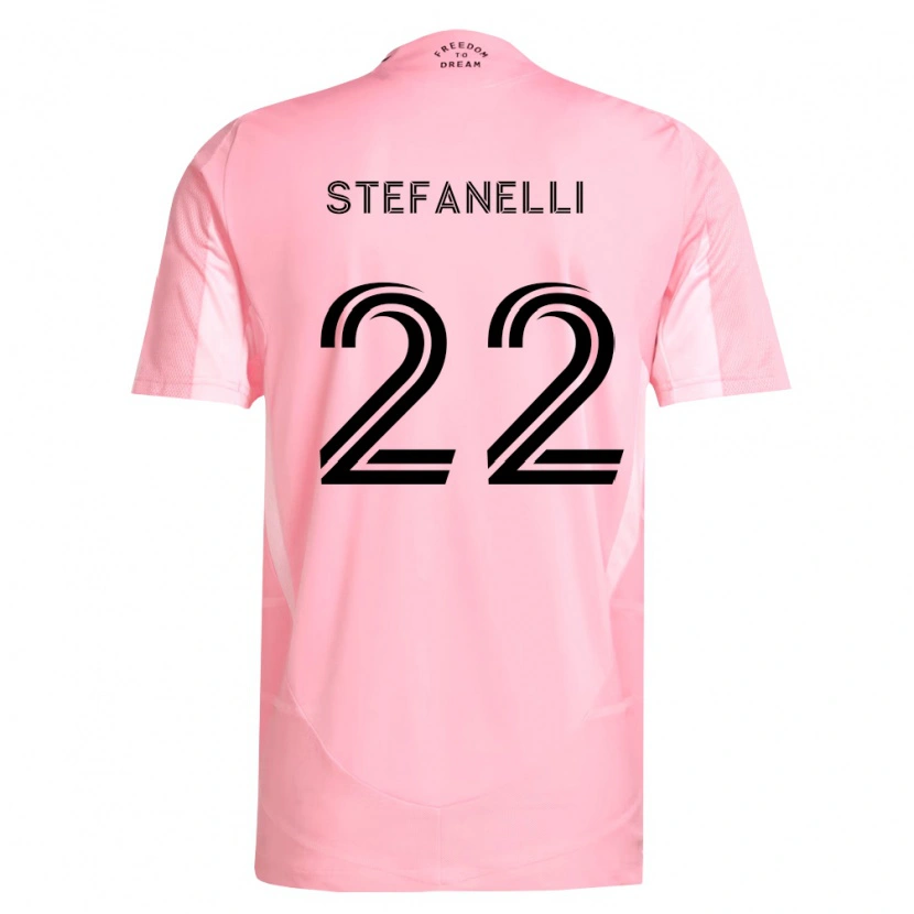 Danxen Herren Nicolás Stefanelli #22 Pink Schwarz Heimtrikot Trikot 2026/27 T-Shirt Schweiz