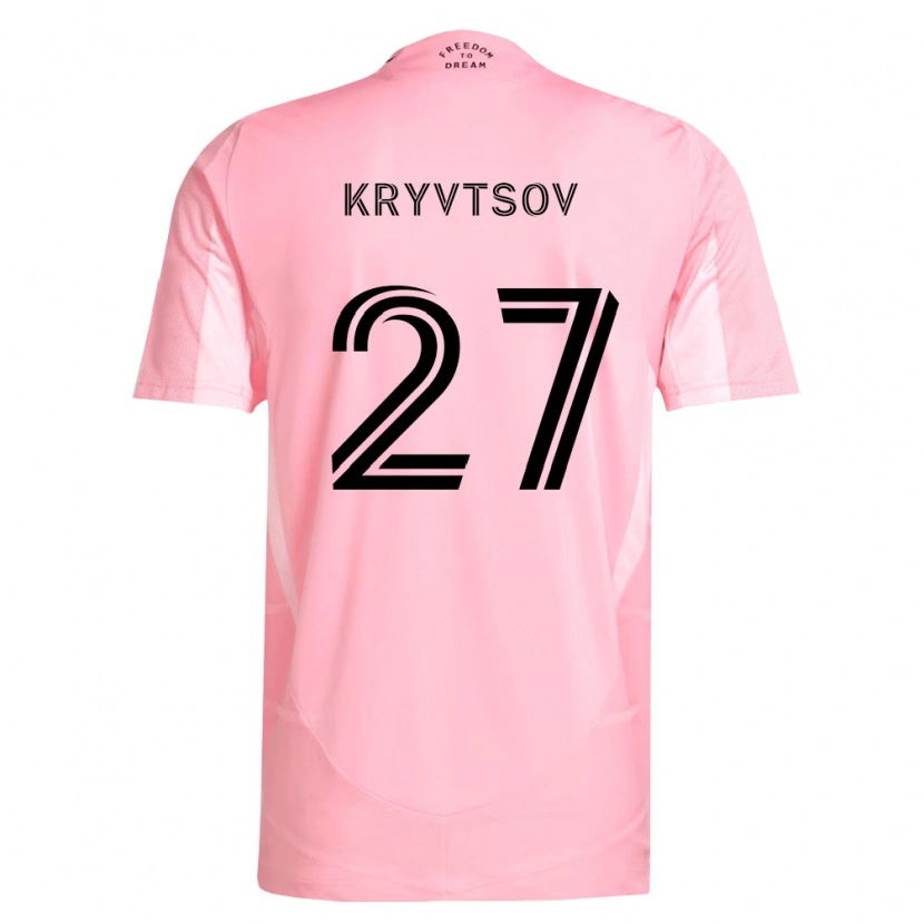 Danxen Herren Sergiy Kryvtsov #27 Pink Schwarz Heimtrikot Trikot 2026/27 T-Shirt Schweiz