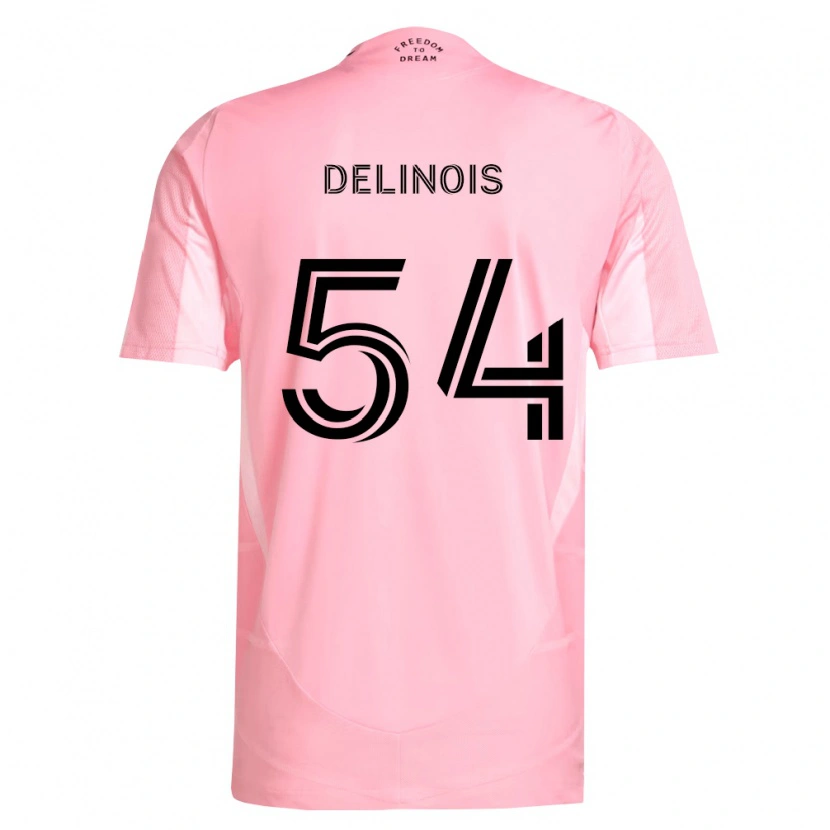 Danxen Herren Lovend's Delinois #54 Pink Schwarz Heimtrikot Trikot 2026/27 T-Shirt Schweiz