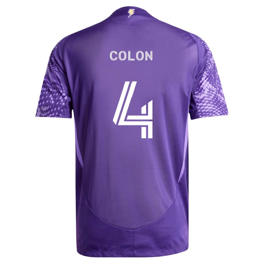 Danxen Herren Xzavier Colon #4 Violett Weiß Heimtrikot Trikot 2026/27 T-Shirt Schweiz