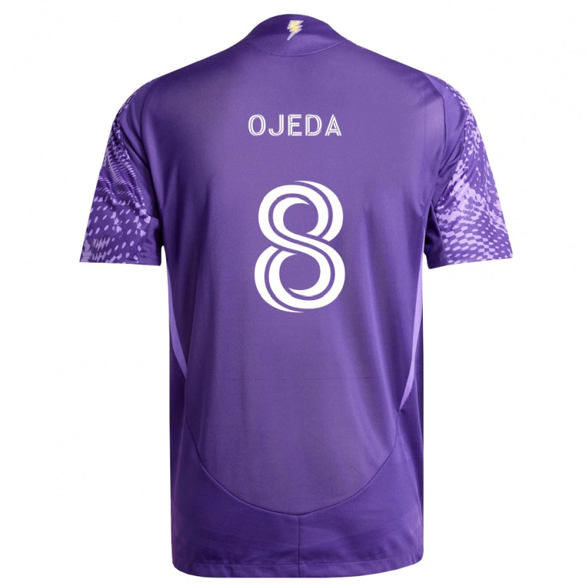 Danxen Herren Braian Ojeda #8 Violett Weiß Heimtrikot Trikot 2026/27 T-Shirt Schweiz