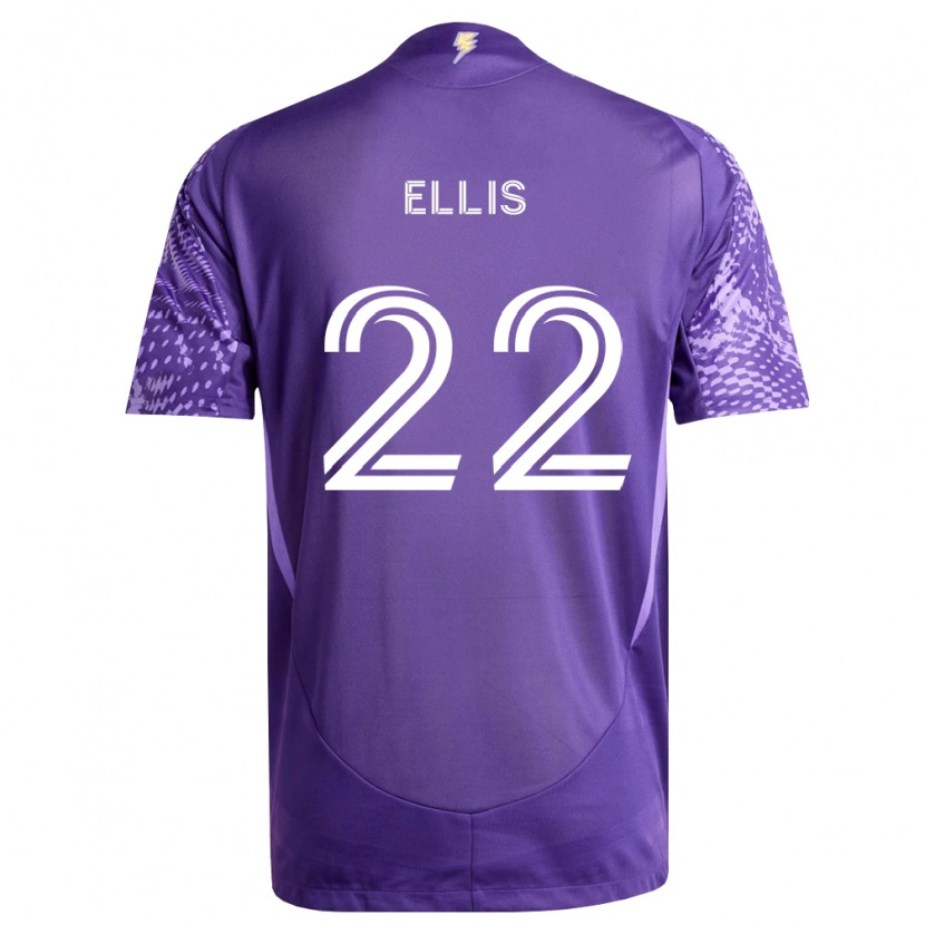 Danxen Herren Justin Ellis #22 Violett Weiß Heimtrikot Trikot 2026/27 T-Shirt Schweiz
