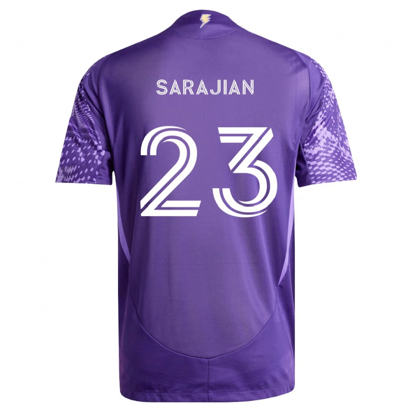 Danxen Herren Harvey Sarajian #23 Violett Weiß Heimtrikot Trikot 2026/27 T-Shirt Schweiz