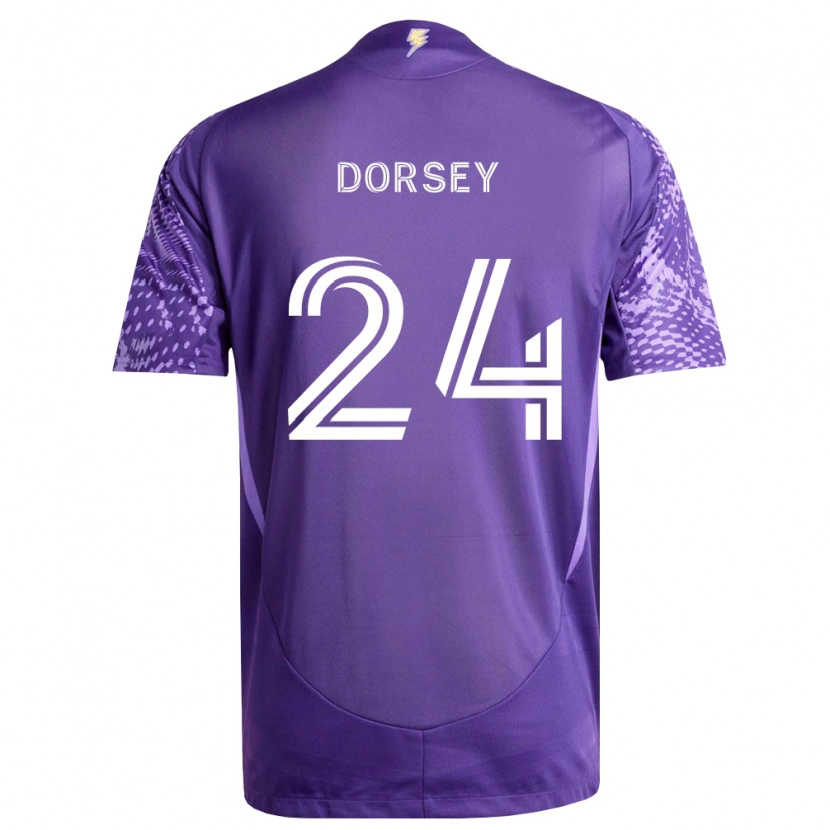Danxen Herren Griffin Dorsey #24 Violett Weiß Heimtrikot Trikot 2026/27 T-Shirt Schweiz