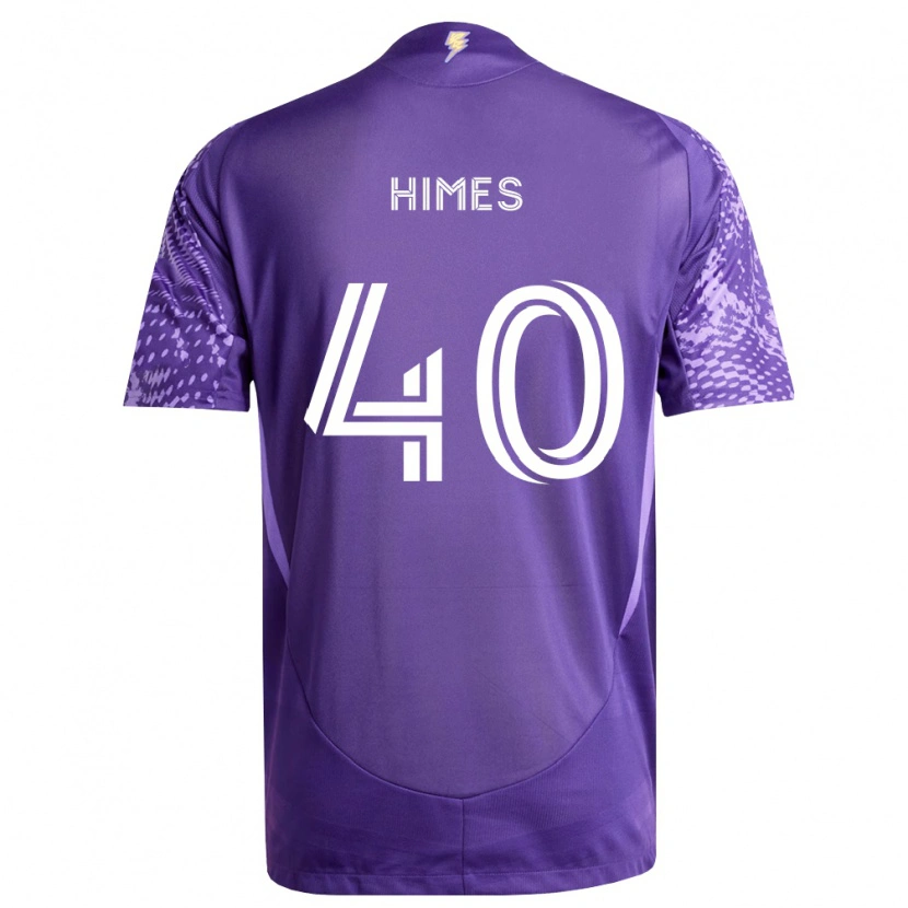 Danxen Herren Tristan Himes #40 Violett Weiß Heimtrikot Trikot 2026/27 T-Shirt Schweiz