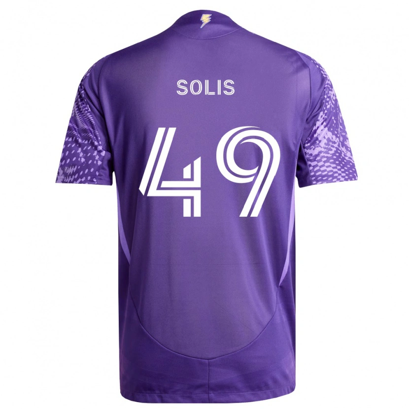 Danxen Herren Jhon Solís #49 Violett Weiß Heimtrikot Trikot 2026/27 T-Shirt Schweiz