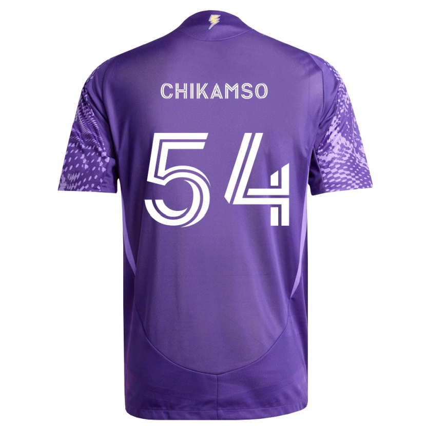 Danxen Herren Albright Chikamso #54 Violett Weiß Heimtrikot Trikot 2026/27 T-Shirt Schweiz