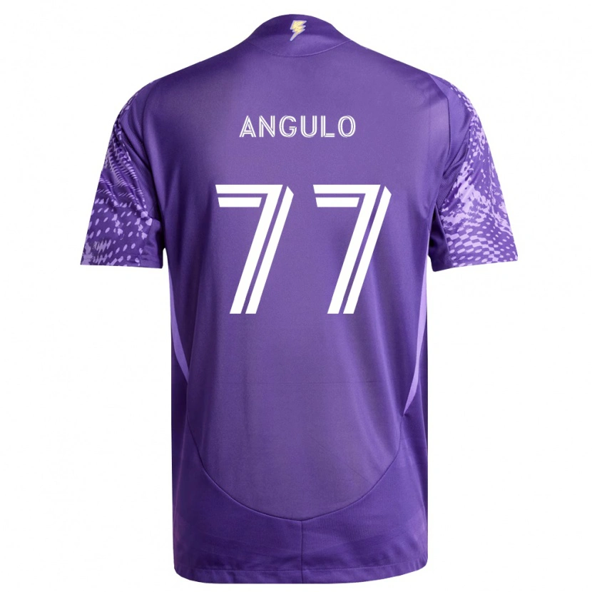 Danxen Herren Iván Angulo #77 Violett Weiß Heimtrikot Trikot 2026/27 T-Shirt Schweiz