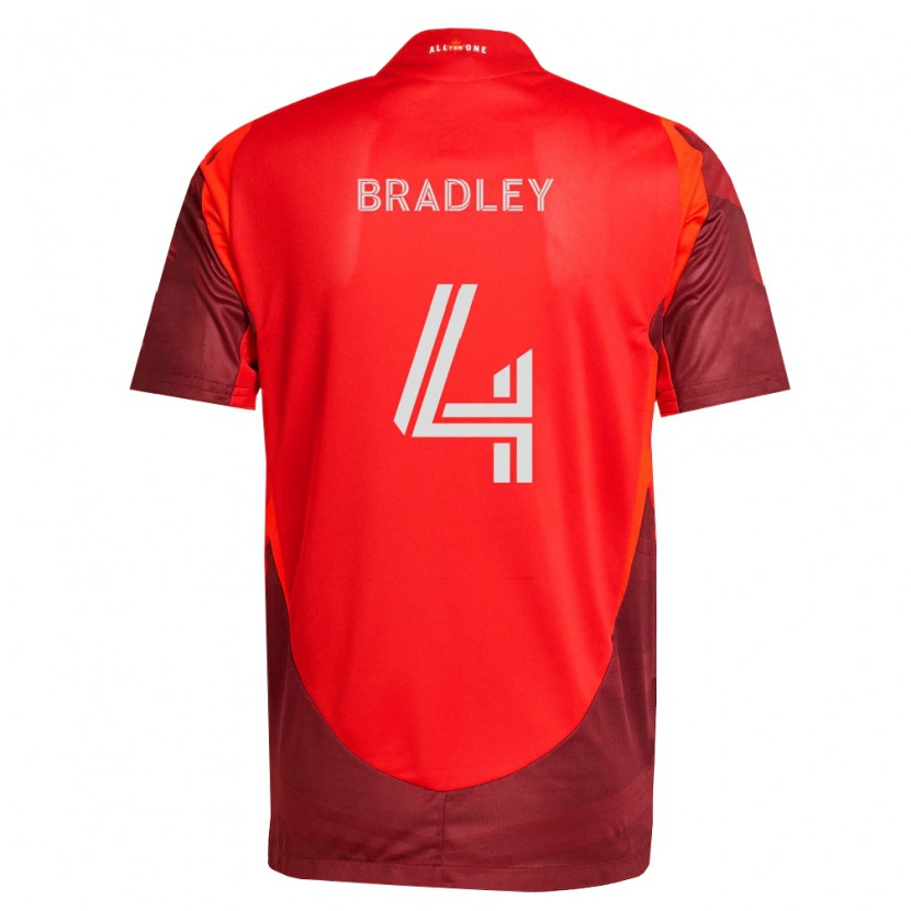 Danxen Herren Michael Bradley #4 Burgund Rot Heimtrikot Trikot 2026/27 T-Shirt Schweiz