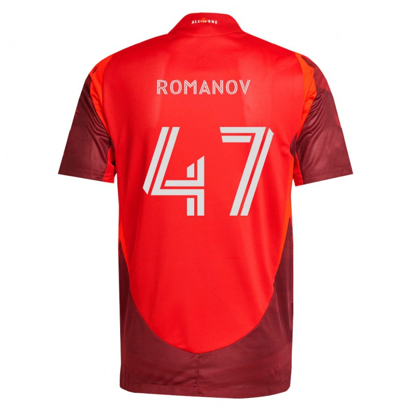 Danxen Herren Alexander Romanov #47 Burgund Rot Heimtrikot Trikot 2026/27 T-Shirt Schweiz