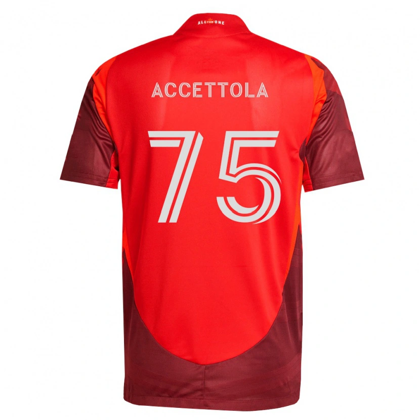 Danxen Herren Luca Accettola #75 Burgund Rot Heimtrikot Trikot 2026/27 T-Shirt Schweiz