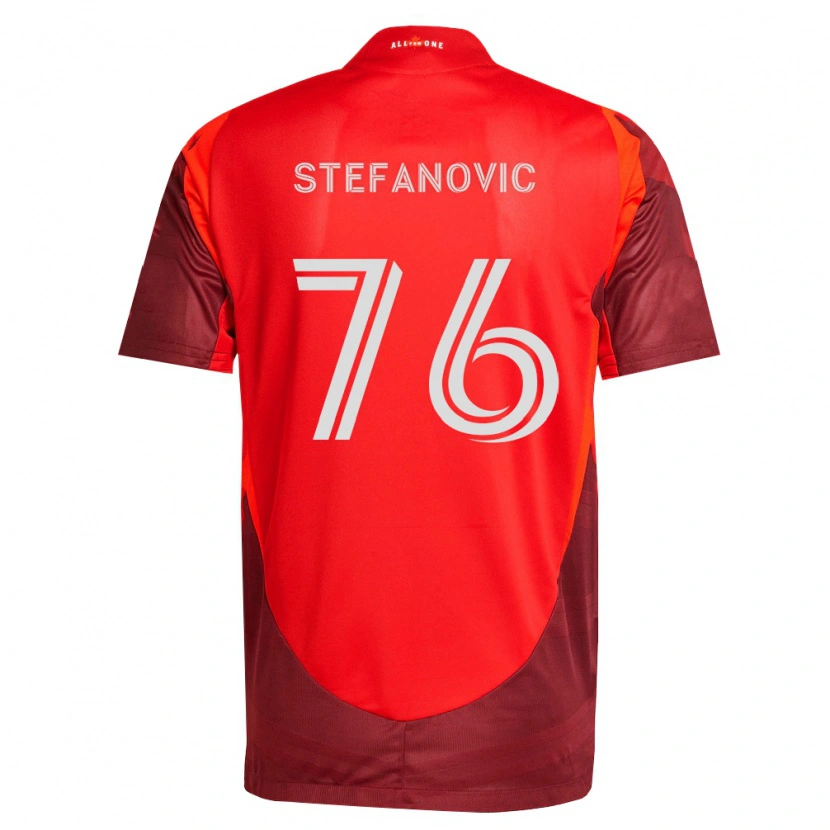 Danxen Herren Lazar Stefanović #76 Burgund Rot Heimtrikot Trikot 2026/27 T-Shirt Schweiz