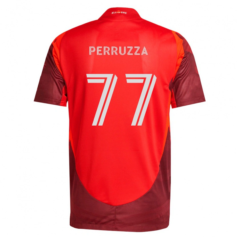 Danxen Herren Jordan Perruzza #77 Burgund Rot Heimtrikot Trikot 2026/27 T-Shirt Schweiz