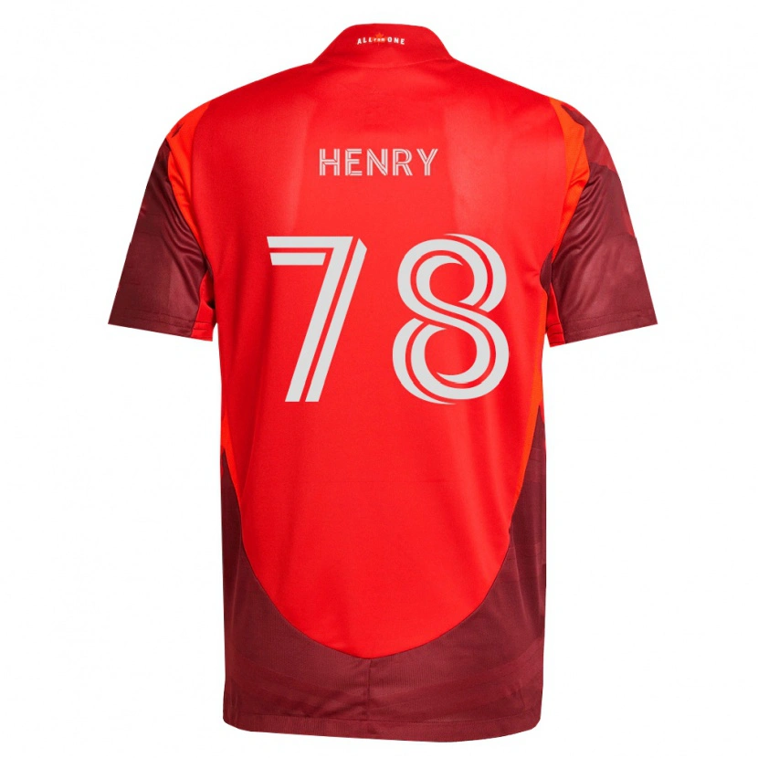 Danxen Herren Malik Henry #78 Burgund Rot Heimtrikot Trikot 2026/27 T-Shirt Schweiz