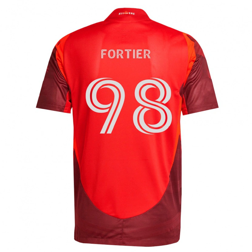Danxen Herren Kristjan Fortier #98 Burgund Rot Heimtrikot Trikot 2026/27 T-Shirt Schweiz