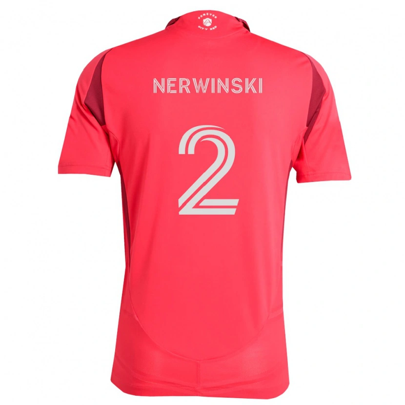 Danxen Herren Jake Nerwinski #2 Magenta Weiß Heimtrikot Trikot 2026/27 T-Shirt Schweiz