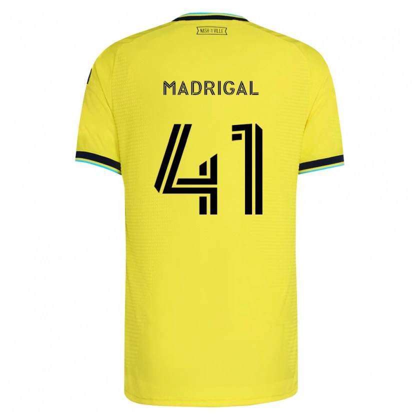 Danxen Herren Warren Madrigal #41 Hellgelb Marineblau Heimtrikot Trikot 2026/27 T-Shirt Schweiz