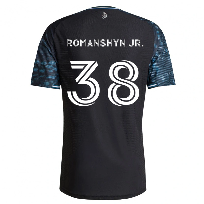 Danxen Herren Kage Romanshyn Jr. #38 Schwarz Weiß Heimtrikot Trikot 2026/27 T-Shirt Schweiz