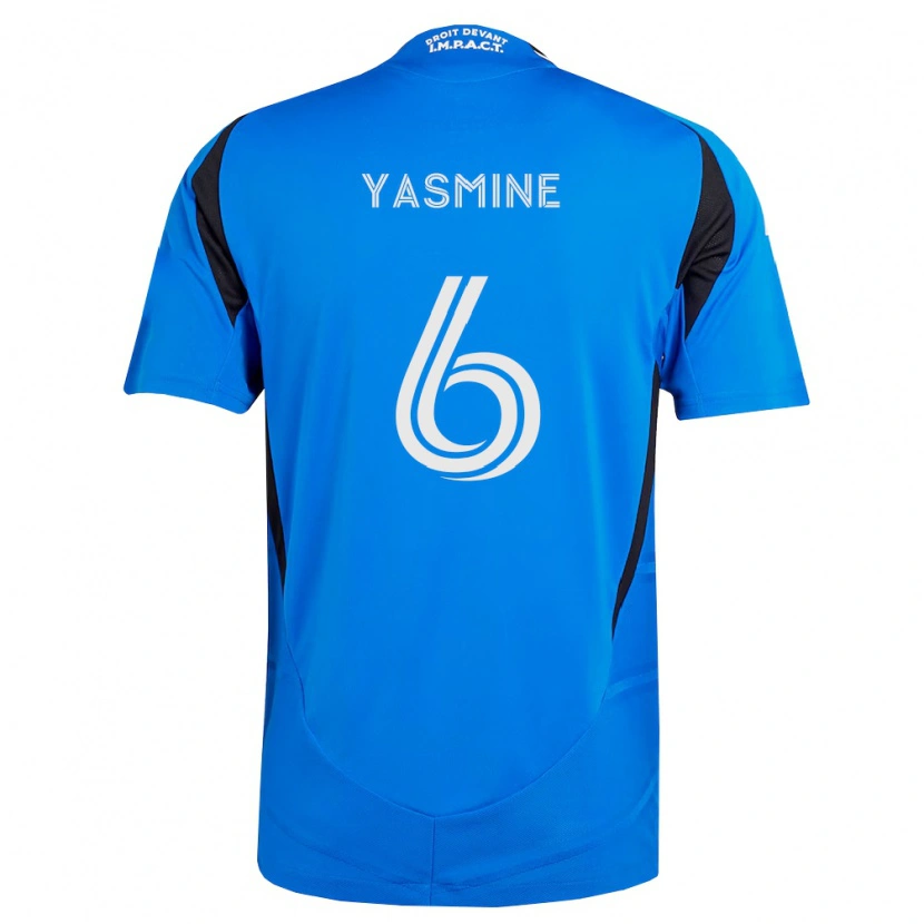 Danxen Herren Décombe Yasmine #6 Blau Weiß Schwarz Heimtrikot Trikot 2026/27 T-Shirt Schweiz