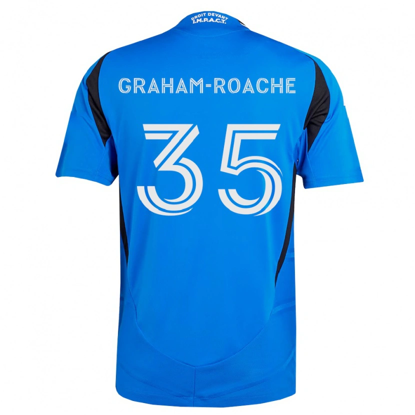 Danxen Herren Owen Graham-Roache #35 Blau Weiß Schwarz Heimtrikot Trikot 2026/27 T-Shirt Schweiz
