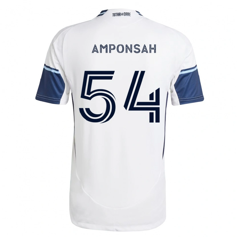 Danxen Herren Prince Amponsah #54 Weiß Königsblau Heimtrikot Trikot 2026/27 T-Shirt Schweiz