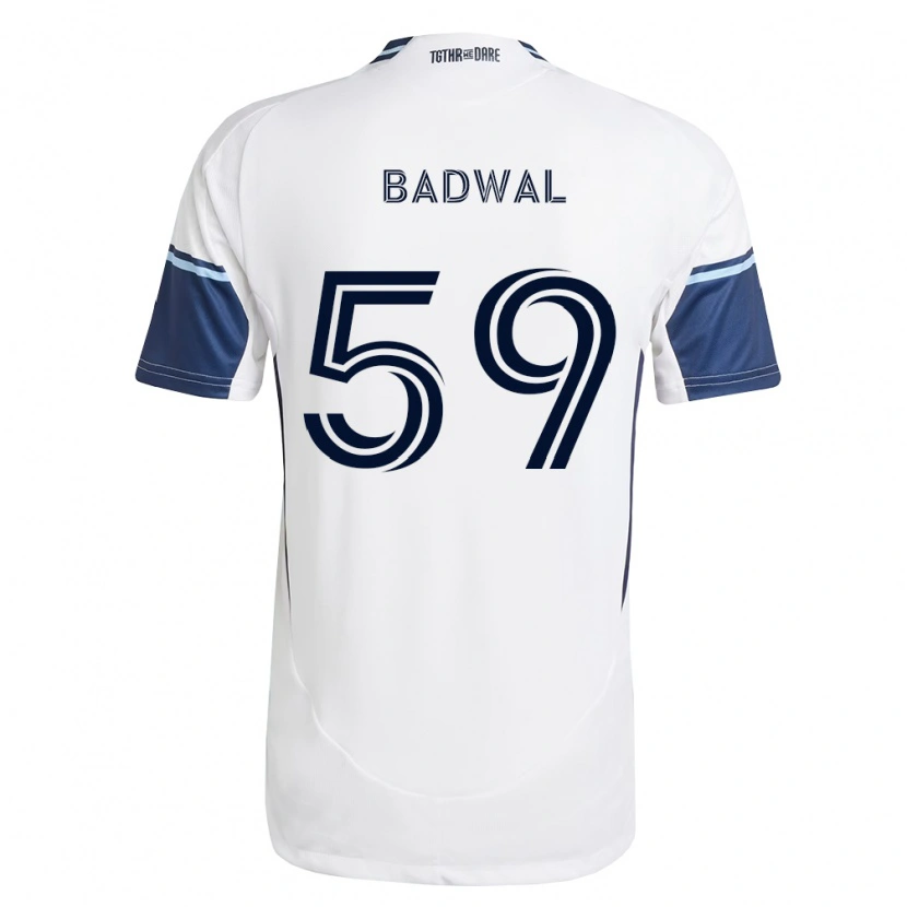 Danxen Herren Jeevan Badwal #59 Weiß Königsblau Heimtrikot Trikot 2026/27 T-Shirt Schweiz