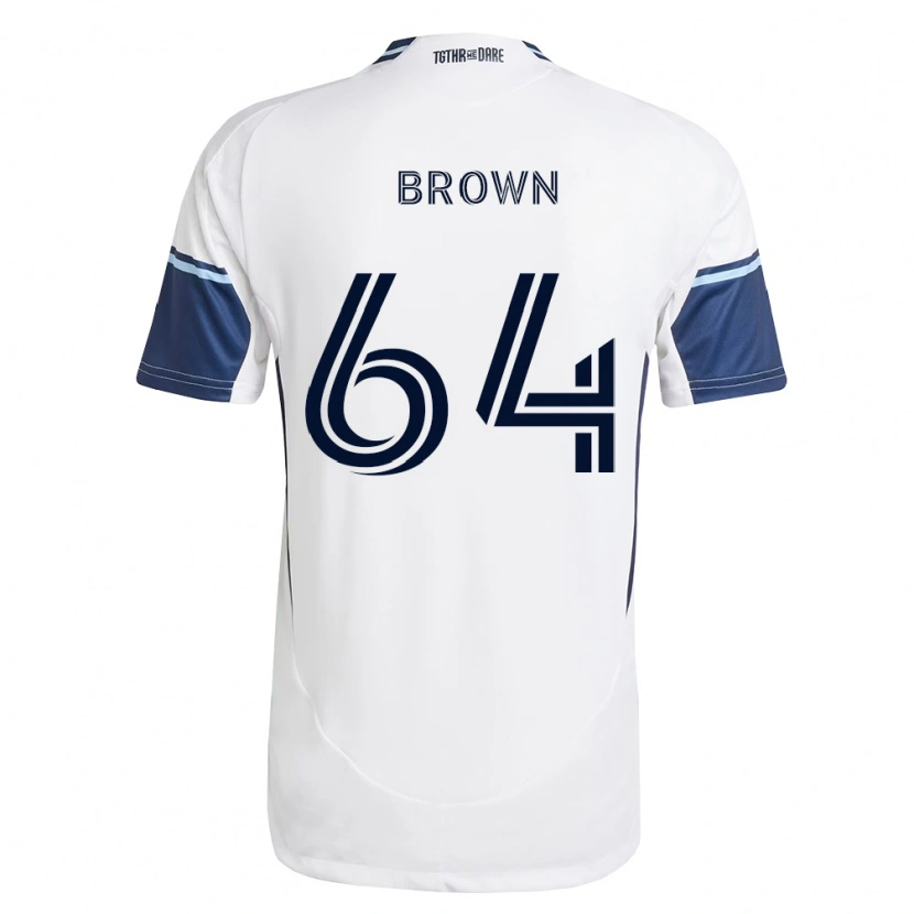 Danxen Herren Tyler Brown #64 Weiß Königsblau Heimtrikot Trikot 2026/27 T-Shirt Schweiz