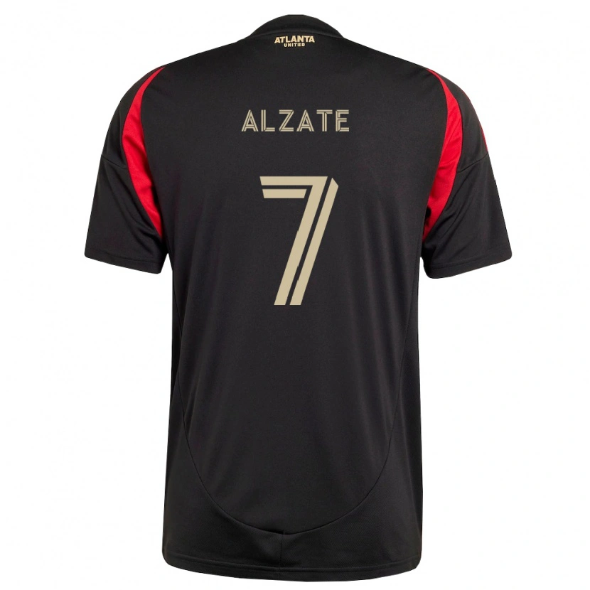 Danxen Herren Steven Alzate #7 Schwarz Rot Heimtrikot Trikot 2026/27 T-Shirt Schweiz