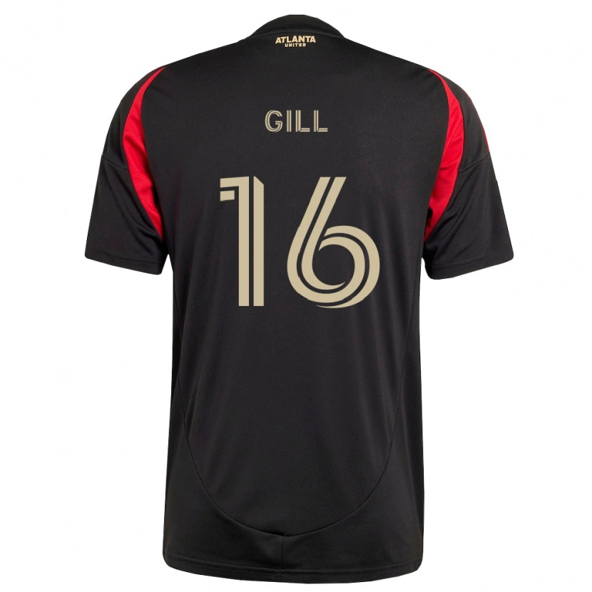 Danxen Herren Adrian Gill #16 Schwarz Rot Heimtrikot Trikot 2026/27 T-Shirt Schweiz