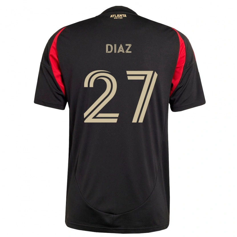 Danxen Herren Paulo Díaz #27 Schwarz Rot Heimtrikot Trikot 2026/27 T-Shirt Schweiz