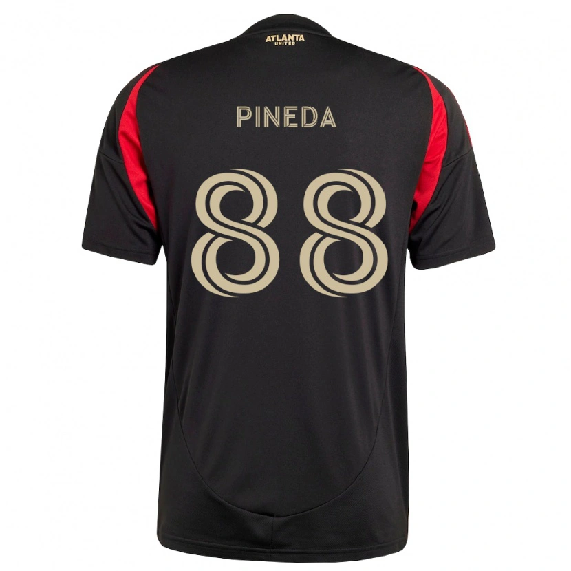 Danxen Herren Miguel Pineda #88 Schwarz Rot Heimtrikot Trikot 2026/27 T-Shirt Schweiz