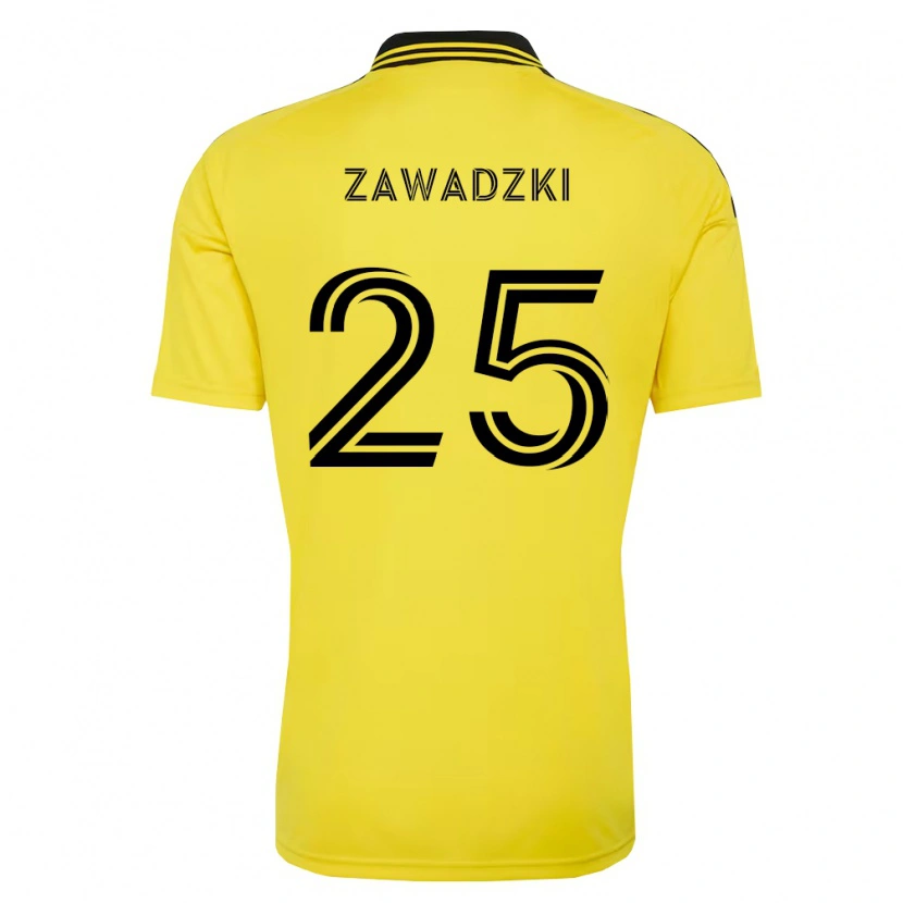 Danxen Herren Sean Zawadzki #25 Gelb Schwarz Heimtrikot Trikot 2026/27 T-Shirt Schweiz
