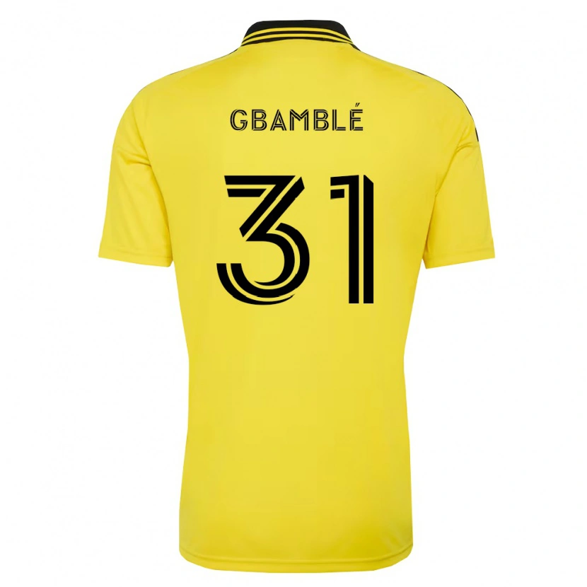 Danxen Herren Kevin Gbamblé #31 Gelb Schwarz Heimtrikot Trikot 2026/27 T-Shirt Schweiz