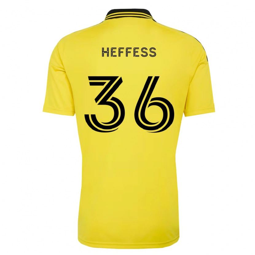 Danxen Herren Isaac Heffess #36 Gelb Schwarz Heimtrikot Trikot 2026/27 T-Shirt Schweiz