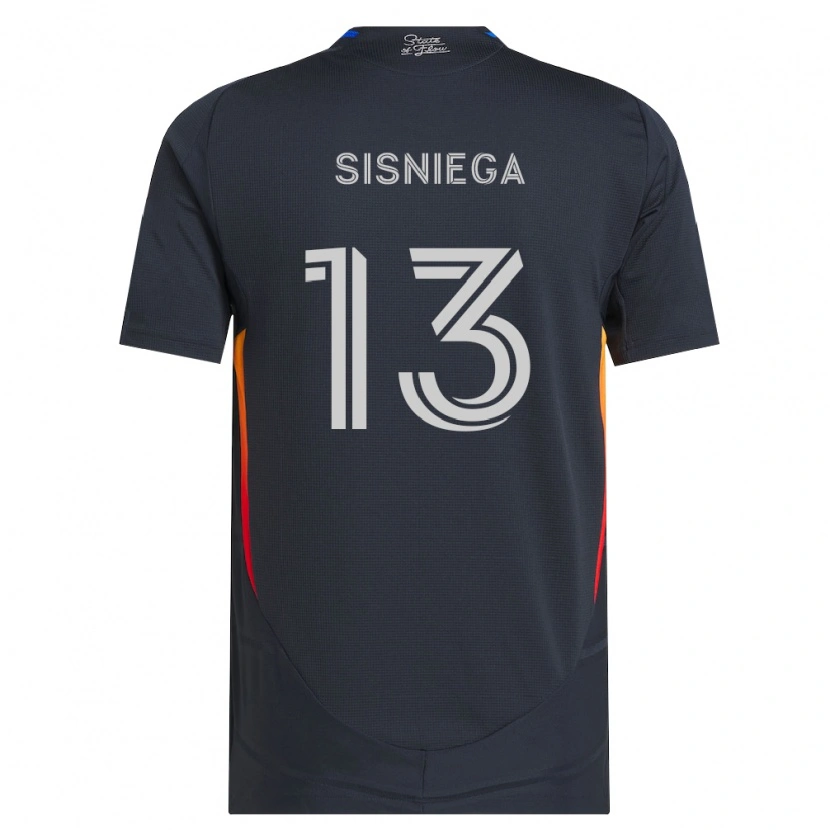 Danxen Herren Pablo Sisniega #13 Dunkelgrau Rot Heimtrikot Trikot 2026/27 T-Shirt Schweiz
