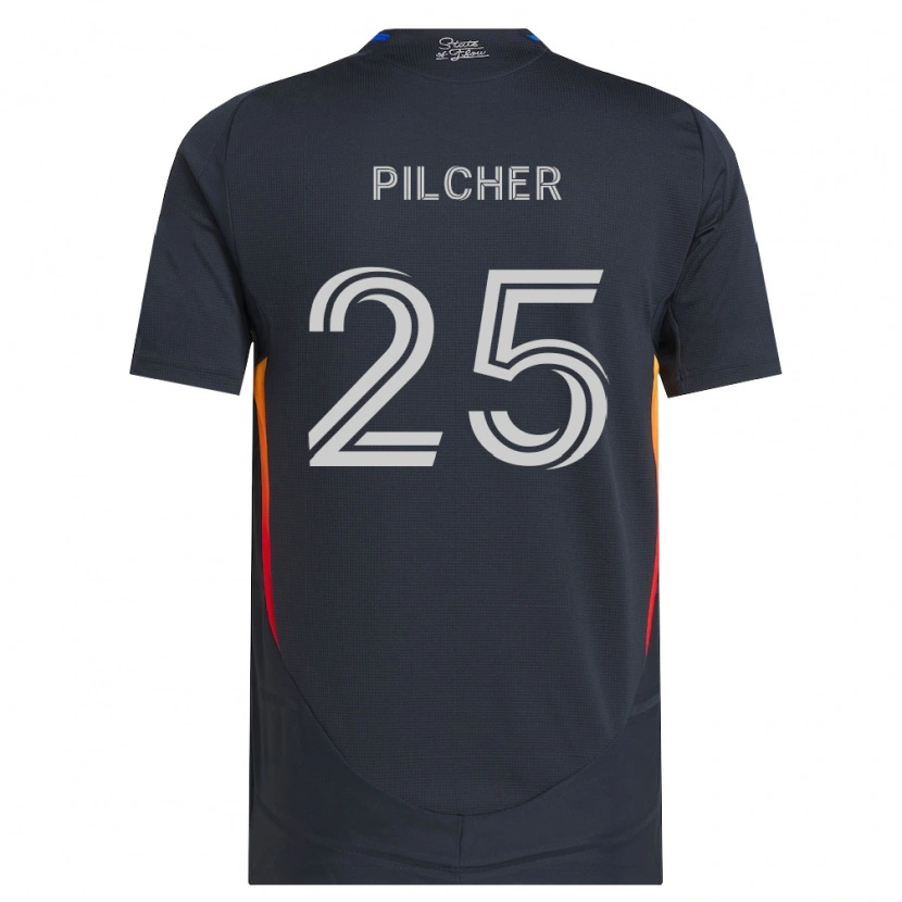 Danxen Herren Ian Pilcher #25 Dunkelgrau Rot Heimtrikot Trikot 2026/27 T-Shirt Schweiz