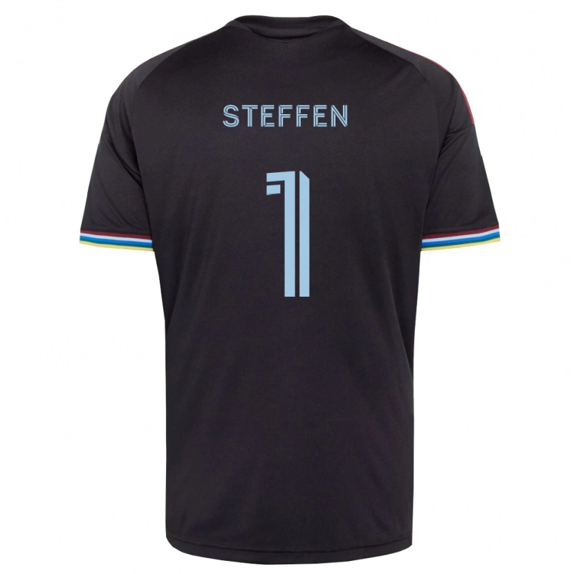 Danxen Herren Zack Steffen #1 Schwarz Himmelblau Heimtrikot Trikot 2026/27 T-Shirt Schweiz