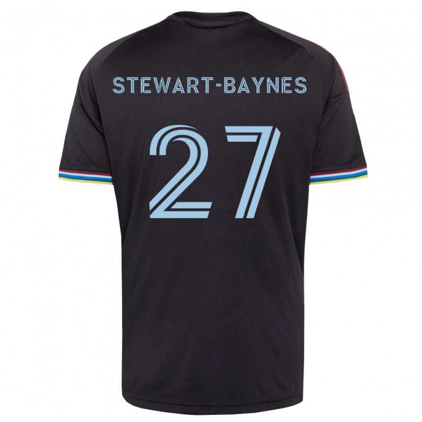 Danxen Herren Kimani Stewart-Baynes #27 Schwarz Himmelblau Heimtrikot Trikot 2026/27 T-Shirt Schweiz