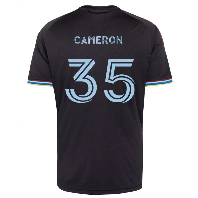 Danxen Herren James Cameron #35 Schwarz Himmelblau Heimtrikot Trikot 2026/27 T-Shirt Schweiz