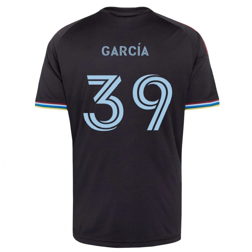 Danxen Herren Luis García #39 Schwarz Himmelblau Heimtrikot Trikot 2026/27 T-Shirt Schweiz